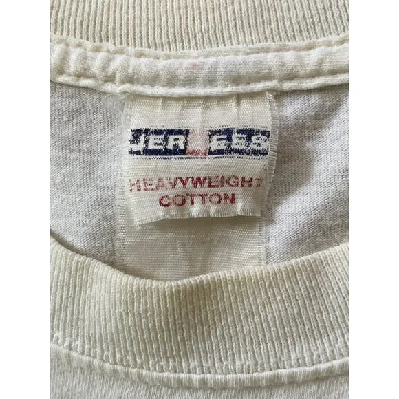 Vintage JERZEES Gibson Guitar ONKYO Stereo T shirt Mens M L 1990s Y2K RARE! - Picture 6 of 9